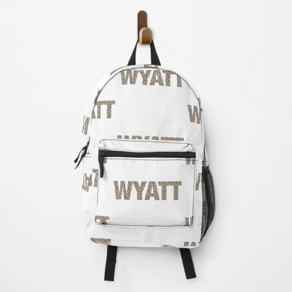 Item preview, Wyatt name Wyatt leopard pattern my name is Wyatt gift birthday holiday anniversary Essential Inspiration Joy Mood Funny designed and sold by DesignByHeartUK.