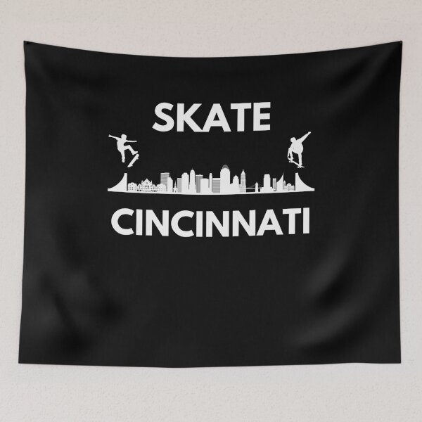Item preview, Skate Cincinnati Skateboard Fans Nasty Nati City Skaters  designed and sold by BadLatitude.
