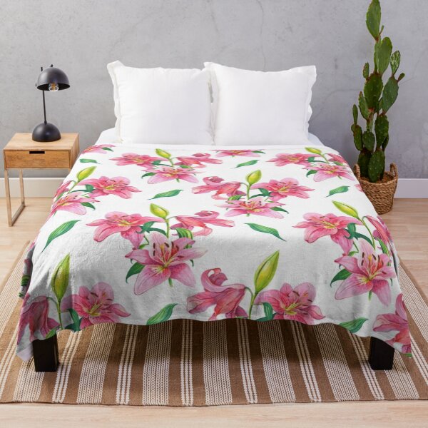 Item preview, Gorgeous Pink Iris Flowers Botanical Floral designed and sold by silviaol.