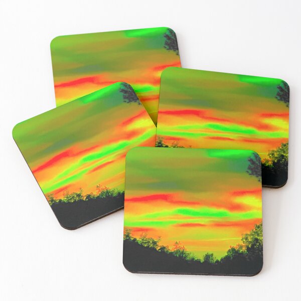 Item preview, Tahoe Sunset (Green Variant) designed and sold by TM Art.