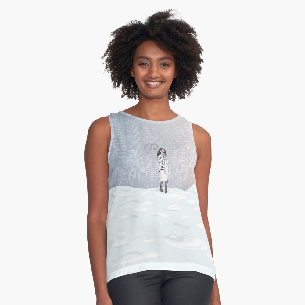Item preview, Sleeveless Top designed and sold by mirunasfia.