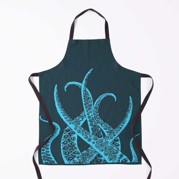 Item preview, Octopus Tentacles in Dark Turquoise background designed and sold by greenflashwear.
