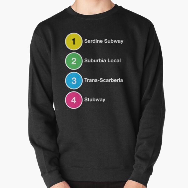 TTC Parody Line Names Pullover Sweatshirt