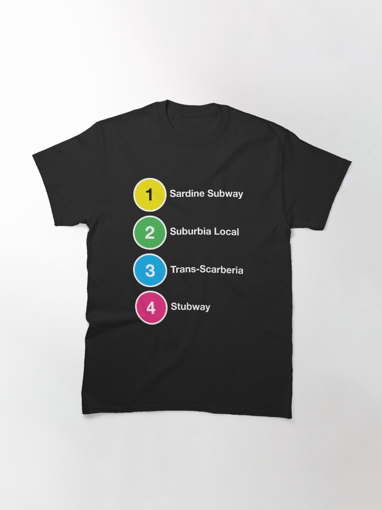 Thumbnail 2 of 7, Classic T-Shirt, TTC Parody Line Names designed and sold by ThatOtherZach.