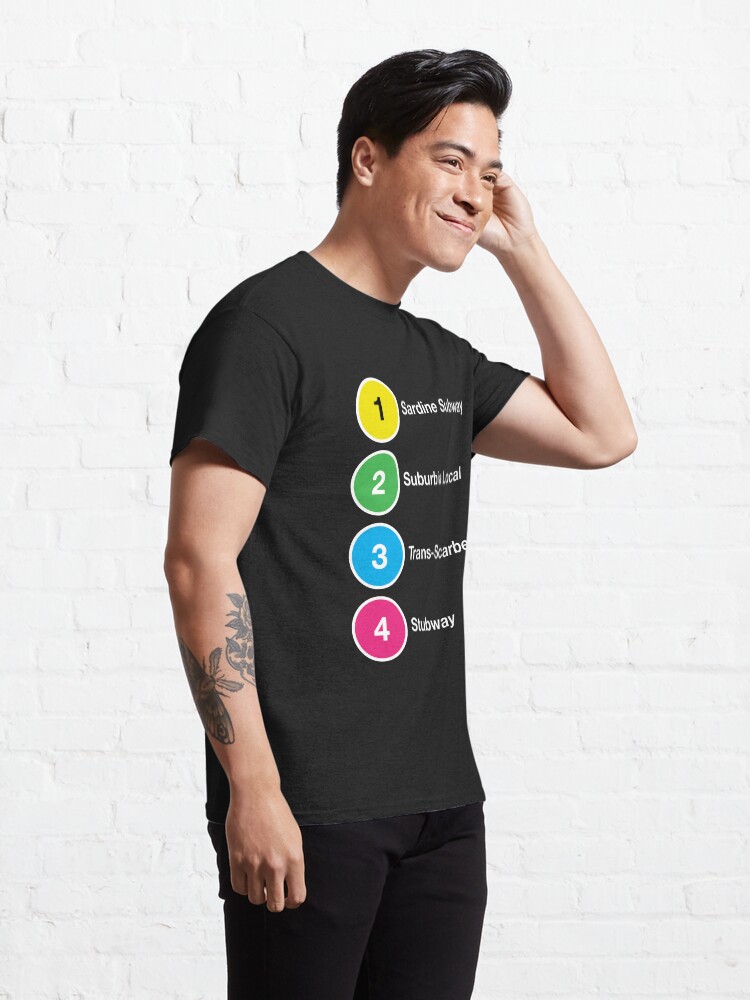Thumbnail 5 of 7, Classic T-Shirt, TTC Parody Line Names designed and sold by ThatOtherZach.