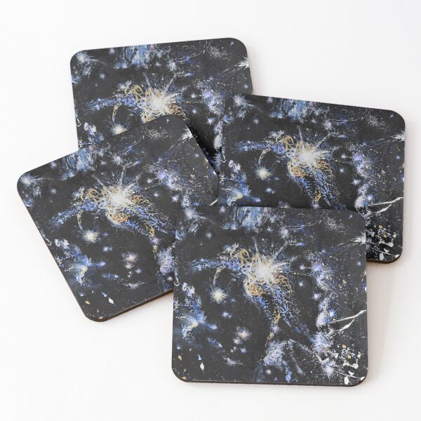 Item preview, Abstract art of eagle from stars in infinite cosmos galaxy designed and sold by EglesCreations.