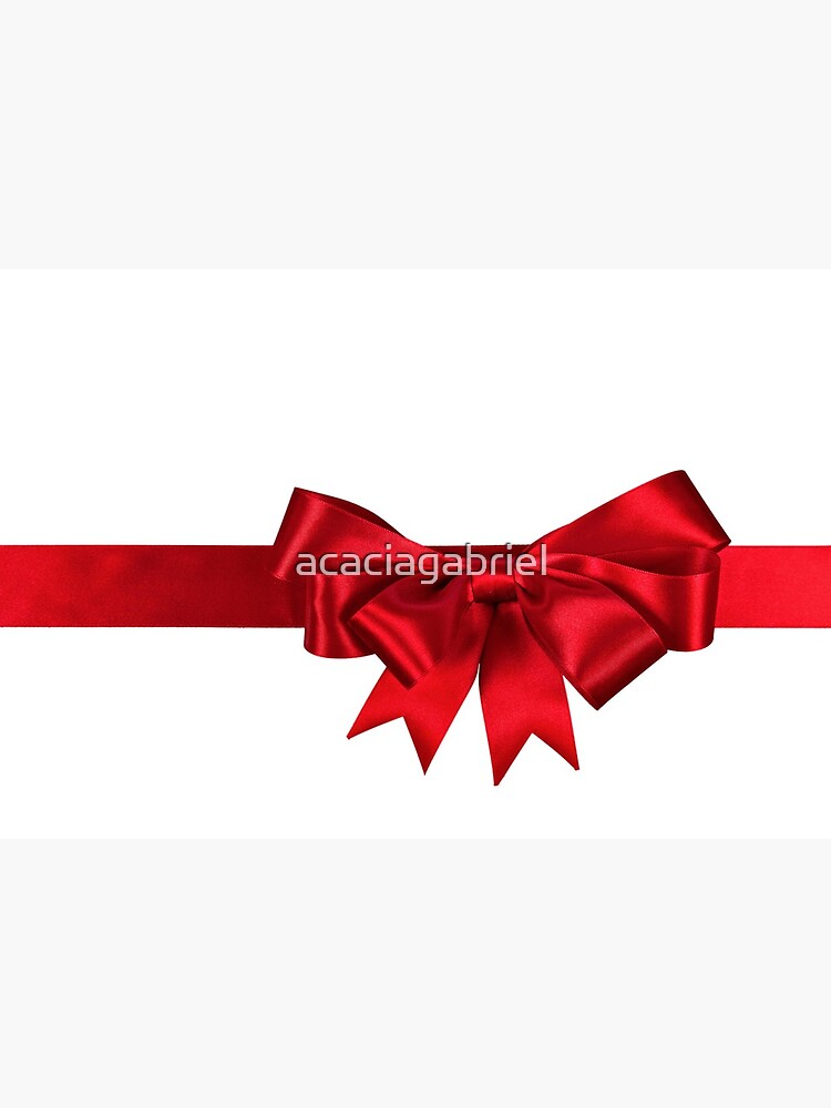 Christmas ribbon  Greeting Card for Sale by acaciagabriel