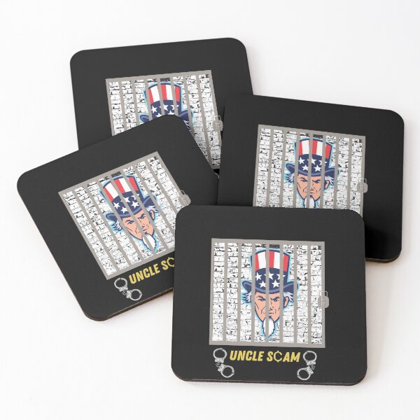 Item preview, Uncle SCAM in Prison designed and sold by Write-to-Rebel.