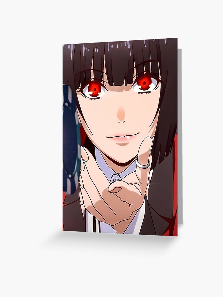 Kakegurui - Yumeko Jabami cards anime Greeting Card for Sale by