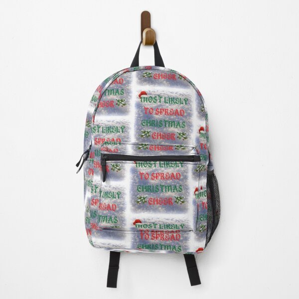 Item preview, Most Likely To Spread Christmas Cheer Snow Background With Mosaic Tiles Filter designed and sold by LuckyKermit.