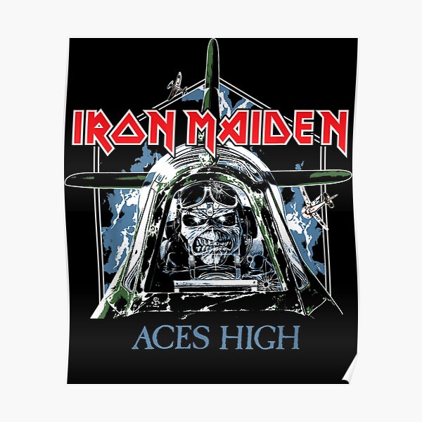 Iron Maiden - Aces High T-Shirt Poster