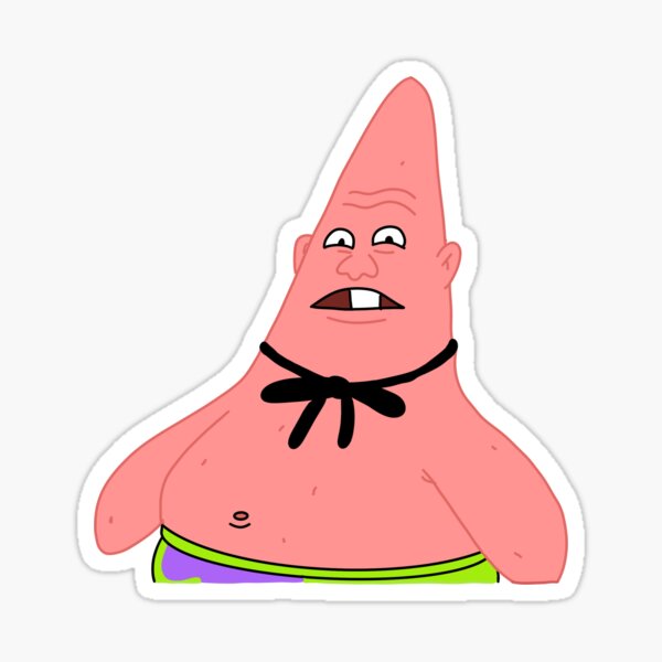 Pinhead Larry Spongebob Sticker For Sale By Slammiejaneart Redbubble