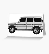 Mercedes-Benz G Wagon - side Greeting Card