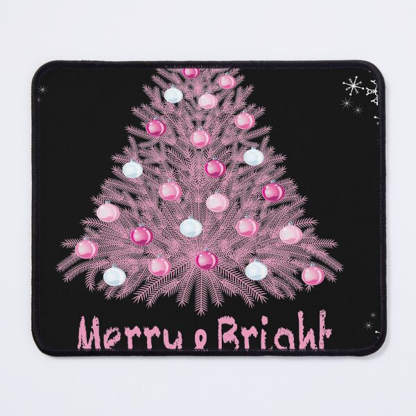 Item preview, Merry And Bright Pink Christmas Tree Funny Christmas Pajama Pink Christmas designed and sold by MediTees.