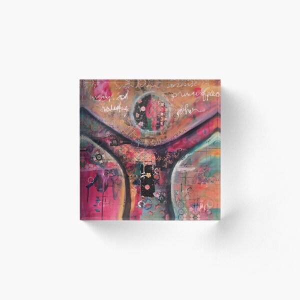 We are His Worshippers: Surrender Acrylic Block