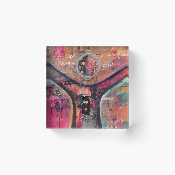 We are His Worshippers: Surrender Acrylic Block