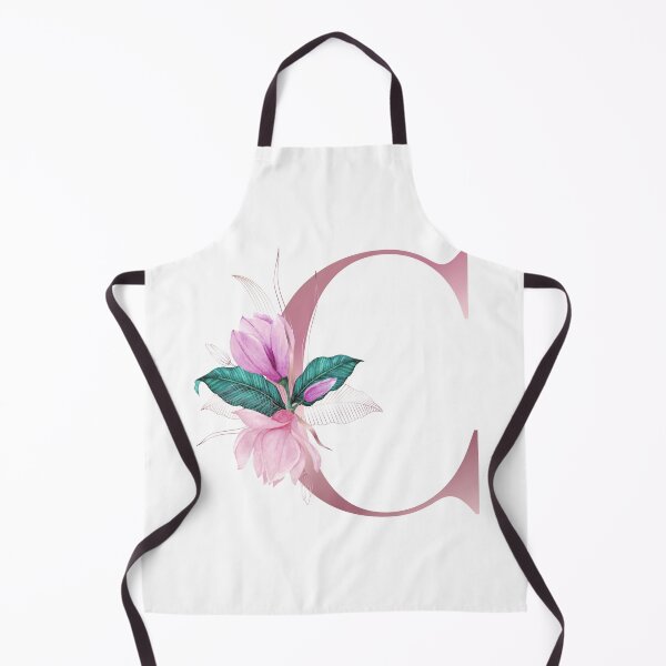 Item preview, Shades of Pink Letter C With Abstract Tropical Flowers and Leaves. Floral Letter C designed and sold by silviaol.