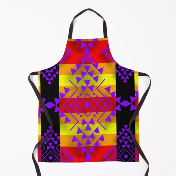 Item preview, Purple / Black Fire Geometric Native Print designed and sold by JMWCD.