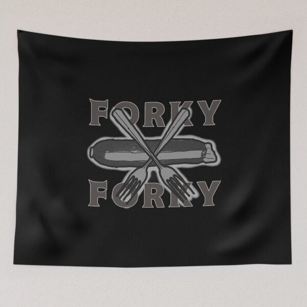 Item preview, Forky Forky on black designed and sold by CrowFriend.