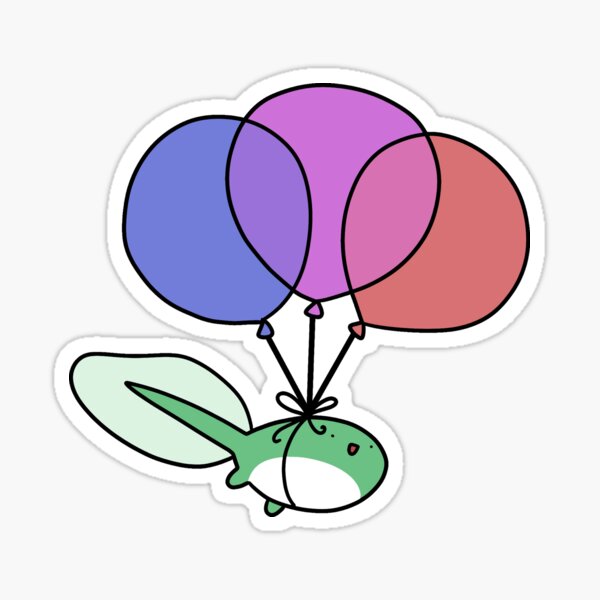 Balloons Sticker for Sale by dolphin1128  Happy stickers, Cute stickers,  Cool stickers
