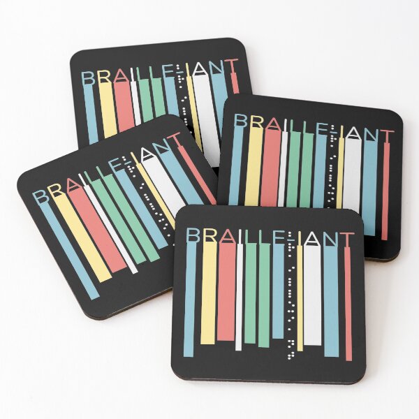 Artikelvorschau, Braille-iant Brilliant Retro-Farbpalette für Sehbehinderte entworfen und verkauft von tshirtworld.