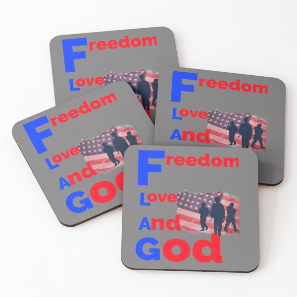 Item preview, Freedom, Love and God (#102) designed and sold by Brewed Styles.
