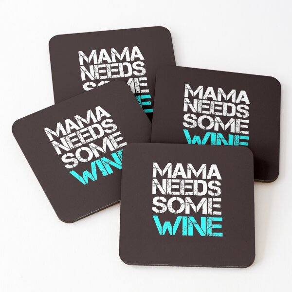 Item preview, Mama Needs Some Wine- Funny Drinking Tee designed and sold by StreetShirts1.