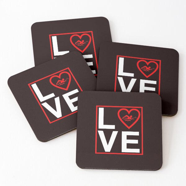 Item preview, Love - Swimming Lovers Tee designed and sold by StreetShirts1.