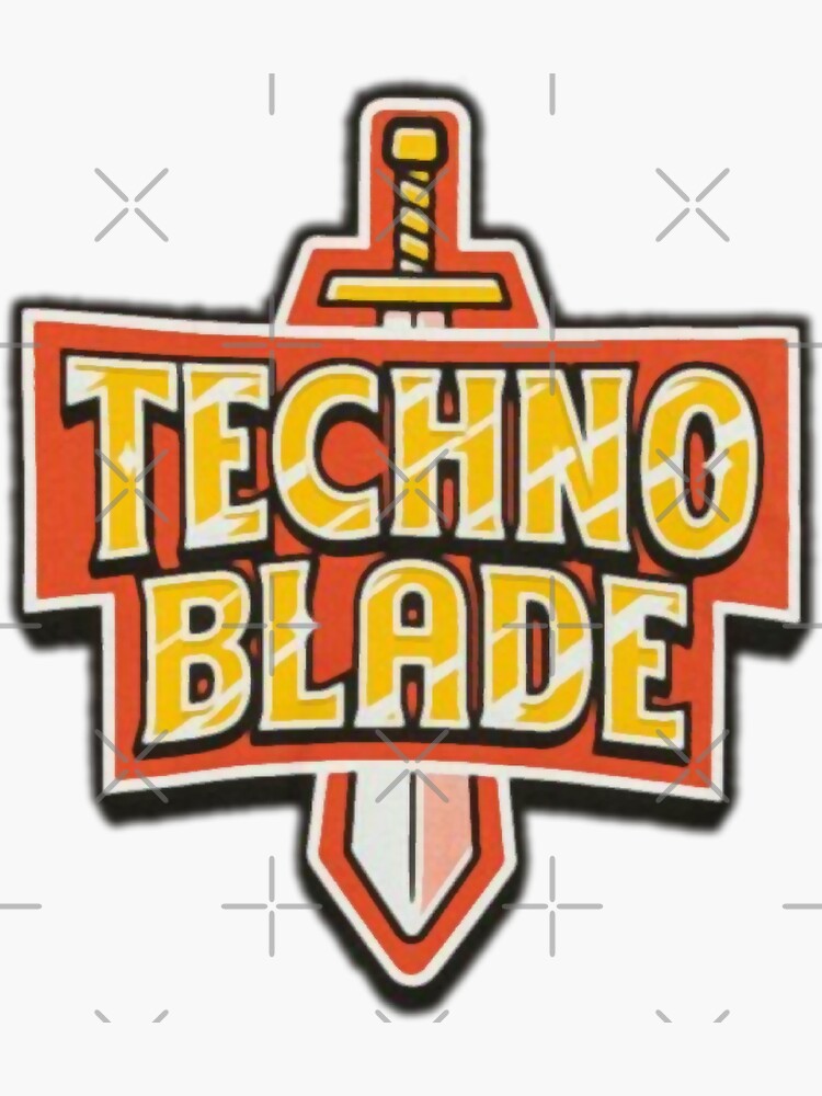 Technoblade Playing with Dream Blobs Sticker for Sale by Unlucky