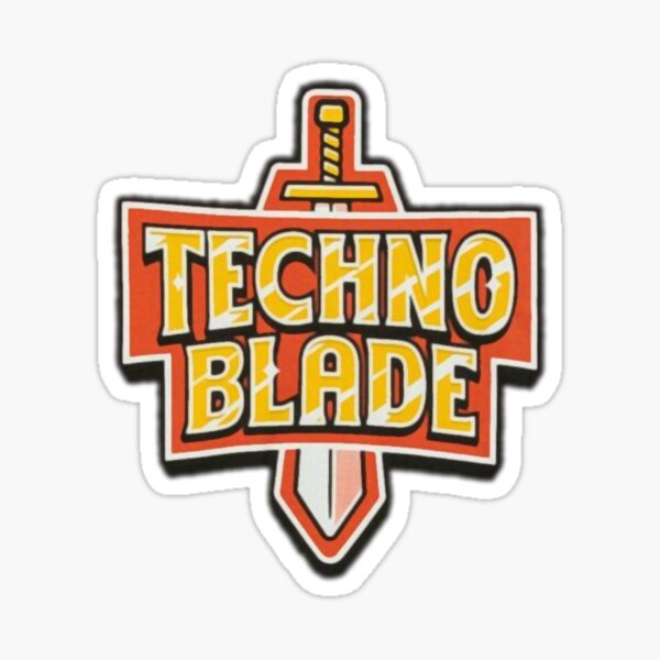 Technoblade Merch Techno Blade Logo Sticker for Sale by SamibShop
