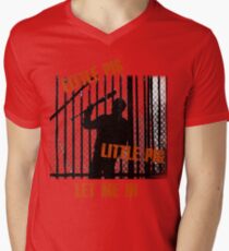 Little Pig..Little Pig Men's V-Neck T-Shirt