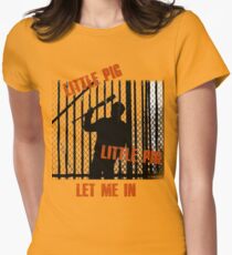 Little Pig..Little Pig Women's Fitted T-Shirt