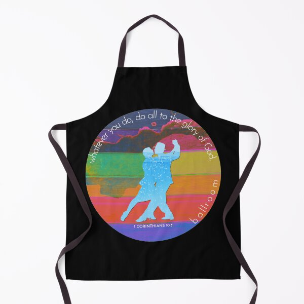 Item preview, Ballroom Dancing Bible Verse Silhouette Retro Vintage Watercolour Backdrop designed and sold by TheKingdomAttic.