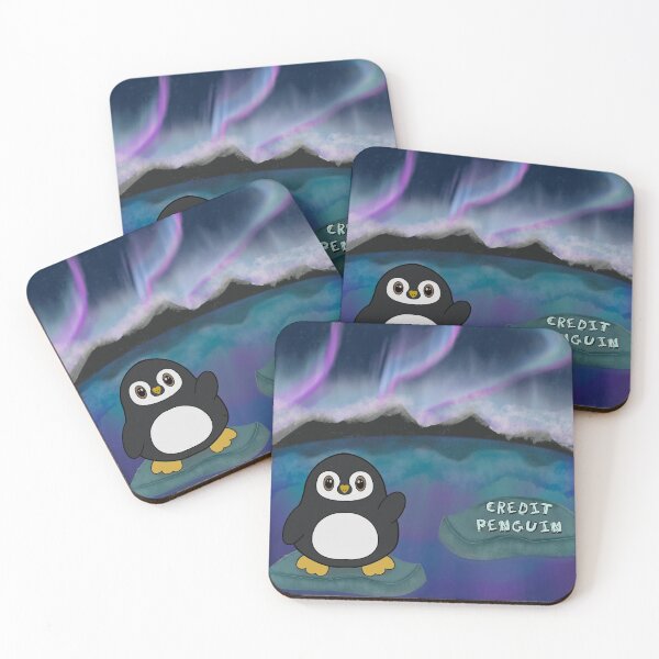Item preview, Aurora Penguin designed and sold by CreditPenguin.
