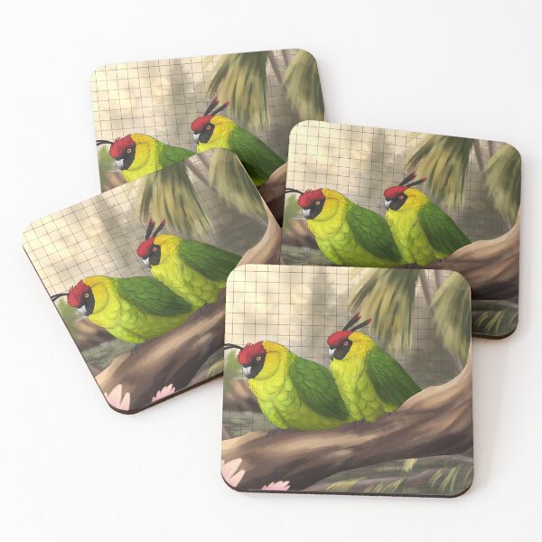 Item preview, Horned Parakeet Pair designed and sold by DragonArtist15.