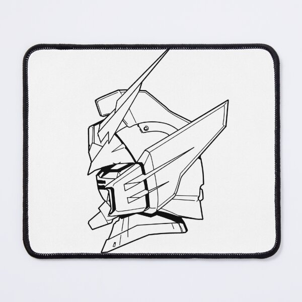 Item preview, Gundam Epyon Profile Outline Black designed and sold by MossLoves.