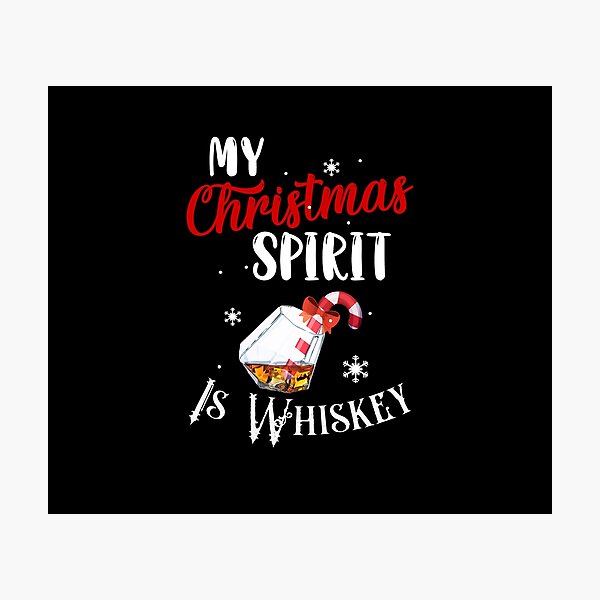 Item preview, Whiskey Christmas Spirit Drinking Matching Family Funny designed and sold by Dressed For  Duty.