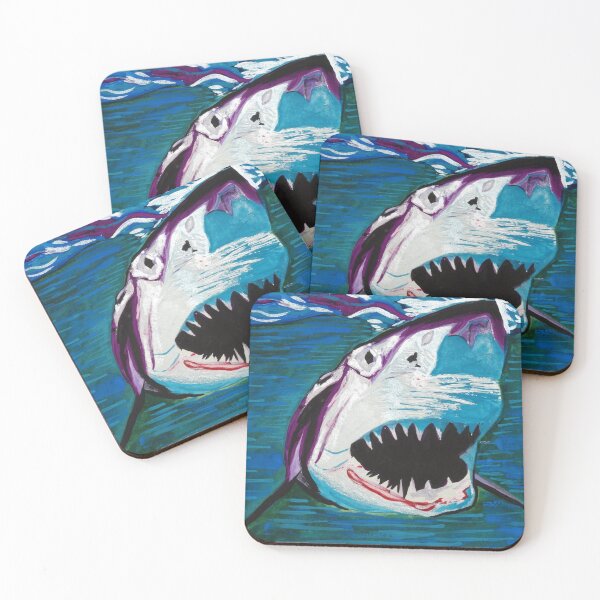Item preview, Surfside Shark Watercolor designed and sold by ScottHulderson.