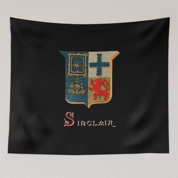 Item preview, Sinclair Family Coat of Arms designed and sold by Heraldica.