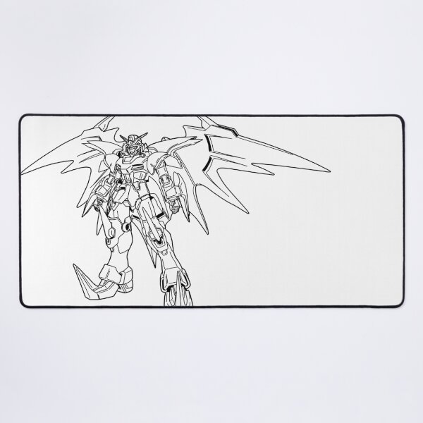 Aperçu de l'œuvre Gundam Deathscythe Hell EW Vers. Contour noir créée et vendue par MossLoves.
