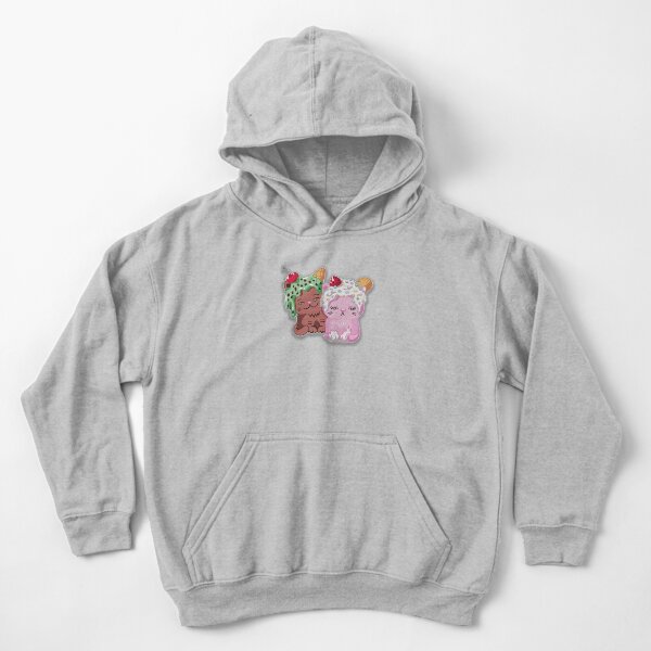Moriah elizabeth cute ice cream cats Kids Pullover Hoodie