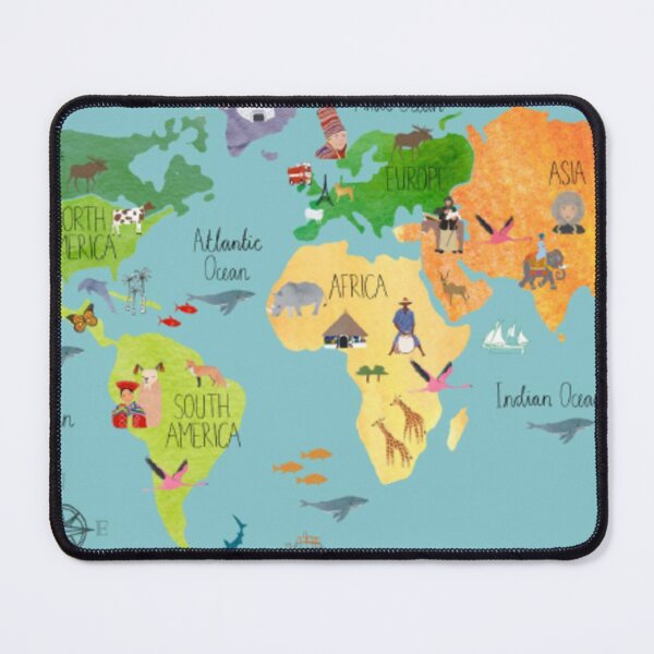 Item preview, world map designed and sold by yellow-and.