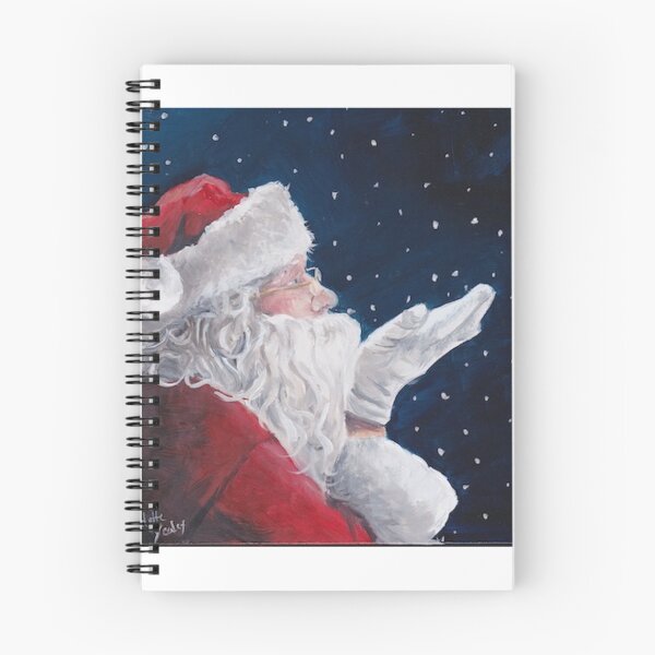 Item preview, Santa Claus Blowing Snowflakes  designed and sold by Charlotte Yealey.