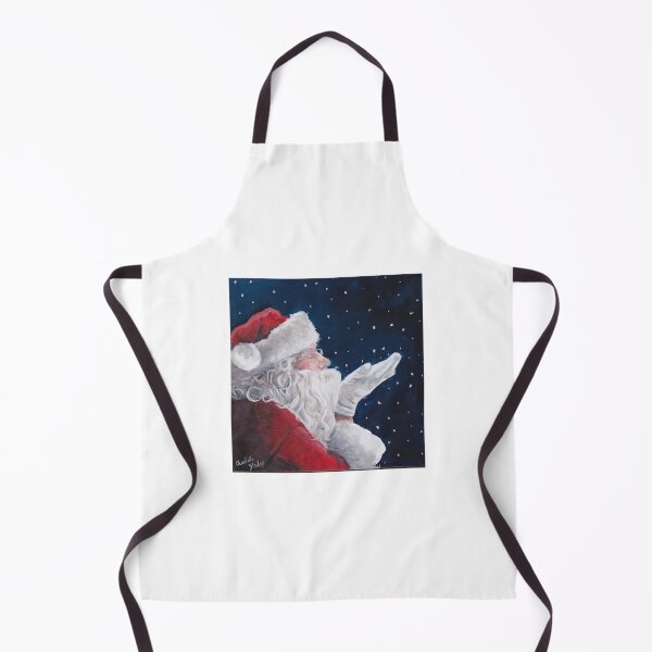 Item preview, Santa Claus Blowing Snowflakes designed and sold by Charlotte Yealey.