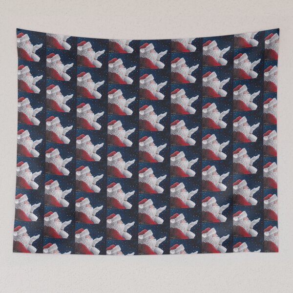 Item preview, Santa Claus Blowing Snowflakes  designed and sold by Charlotte Yealey.