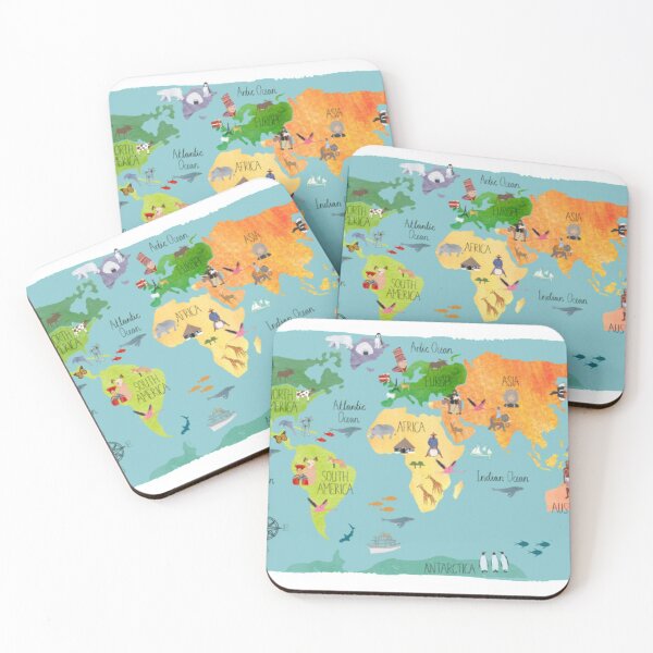 Item preview, world map designed and sold by yellow-and.