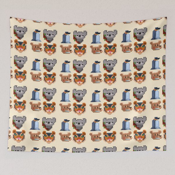 Item preview, Pixelated Wild Animals 02 designed and sold by HopeDetour.