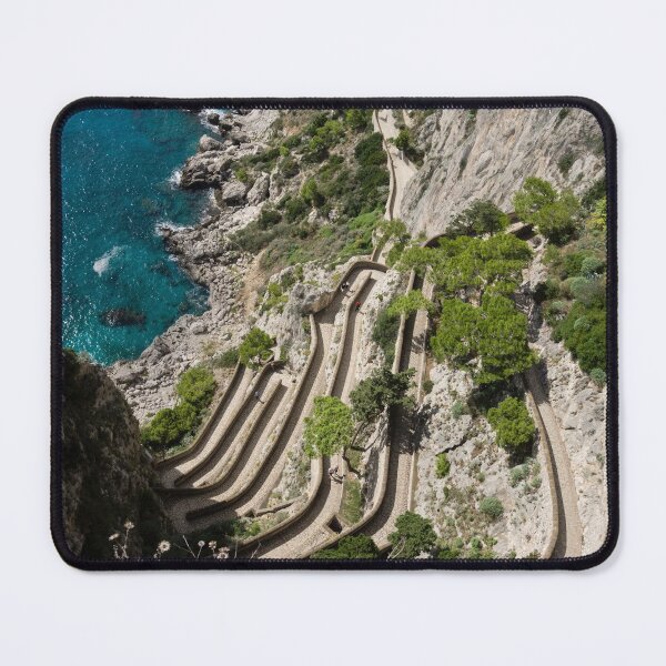 Item preview, Contemplating Mediterranean Vacations - Via Krupp, Capri Island, Italy designed and sold by Georgia Mizuleva.