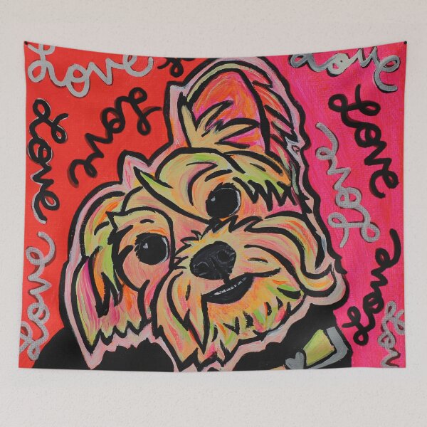 Item preview, Love You Forever, Mr. Sawyer Yorkie designed and sold by Amanda A. Anthony.