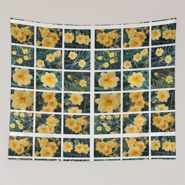 Item preview, Yellow Day Lilies Flower Large Collage designed and sold by JariHawk.